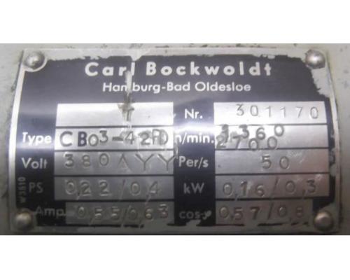 Getriebemotor 0,16/0,3 kW 45/90 U/min von Bockwoldt – CB03-42PD - Bild 4