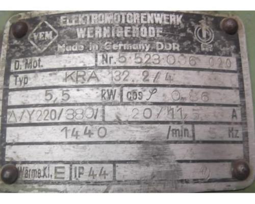 Elektromotor 5,5 kW 1440 U/min von VEM – KRA132.2/4 - Bild 4