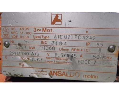 regelbarer Getriebemotor 0,37 kW 26-143 U/min von Motovario – TKRF/5 - Bild 5