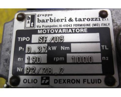 regelbarer Getriebemotor 0,37 kW 19-140 U/min von MOTOVARIO – MRV05FI - Bild 5