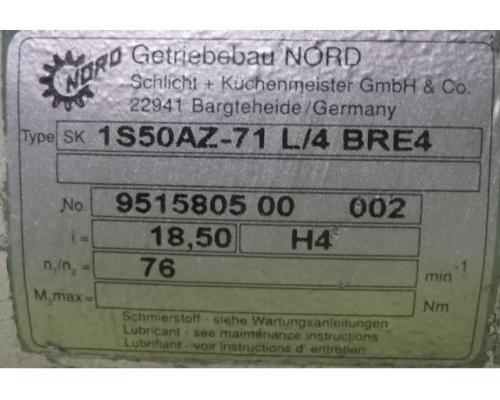 Getriebemotor 0,37 kW 76 U/min von Nord – 1S50AZ-71L/4BRE4 - Bild 4