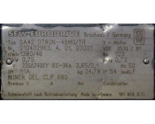 Getriebemotor 0,75 kW 46 U/min von SEW EURODRIVE – SA42DT80N-4BMG/TH - Bild 5