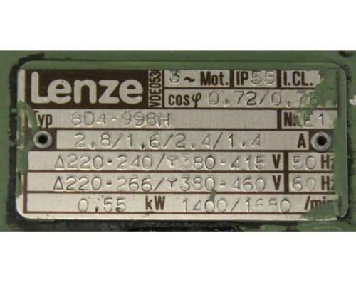 Getriebemotor 0,55 kW 10 U/min von Lenze – 8D4-998H - Bild 5