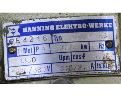 Elektromotor 0,75 kW 1380 U/min von Hanning – 8F4-083 - Bild 4