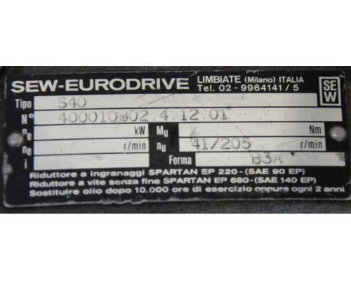 regelbarer Getriebemotor 0,37 kW 41-205 U/min von SEW Eurodrive – S40 DFT71C2BAZ - Bild 5