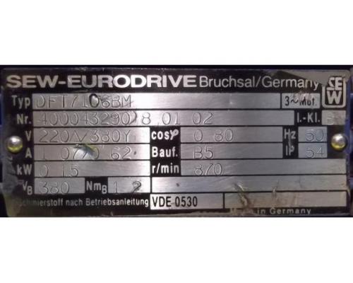 Getriebemotor 0,15 kW 94 U/min von SEW Eurodrive – DTF7106BM - Bild 5