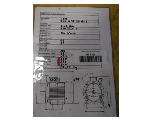 Getriebemotor 0,18 kW 40 U/min von VEM – ZG0KPR56G4 - Bild 5