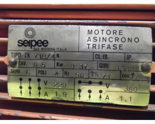 Getriebemotor 0,37 kW 57,5 U/min von Seipee – ZK71B/4 - Bild 5