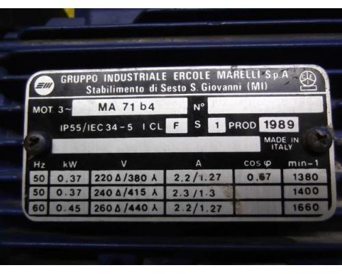 Getriebemotor 0,37 kW 5 U/min von Ercole Marelli – MA71b4 - Bild 5
