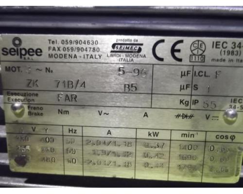 Getriebemotor 0,37 kW 187 U/min von Seipee – ZK71B/4 - Bild 6