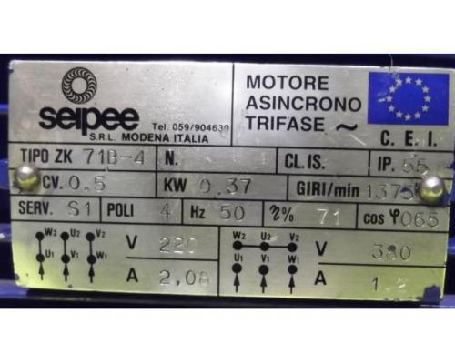 Getriebemotor 0,37 kW 14 U/min von Seipee – ZK71B-4 - Bild 5