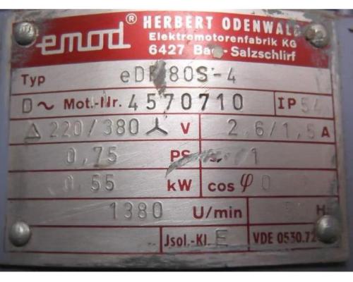 Getriebemotor 0,55 kW 95 U/min von Emod – eDF80S-4 - Bild 5