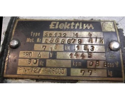 Elektromotor 7,5 kW 1445 U/min von Elektrim – SE132M4 - Bild 7