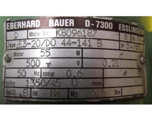 Getriebemotor 0,055 kW 45 U/min von Bauer – E3-20/DO44-141B - Bild 4