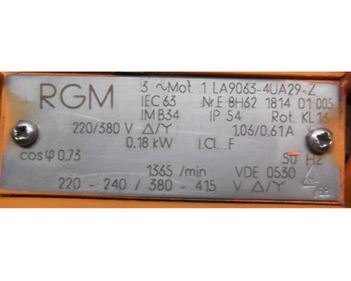 Getriebemotor 0,18 kW 40 U/min von RGM – 1LA9063-4UA29-Z - Bild 4