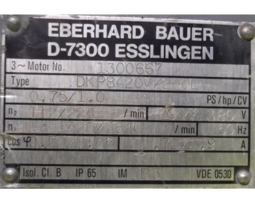 Getriebemotor 0,55/0,75 kW 112/224 U/min von Bauer – DKP8420V/200L - Bild 4