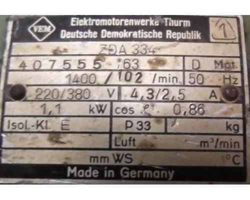 Getriebemotor 1,1 kW 102 U/min von VEM – ZDA334 - Bild 4