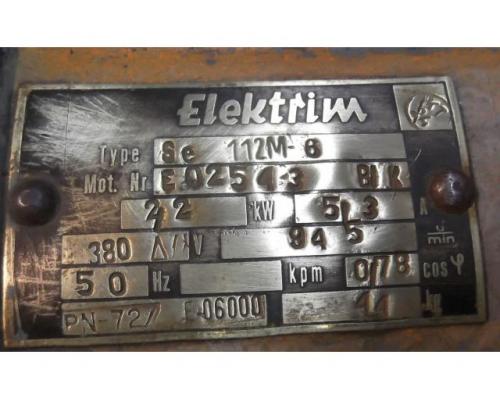 Elektromotor 2,2 kW 945 U/min von Elektrim – Se112M6 - Bild 8