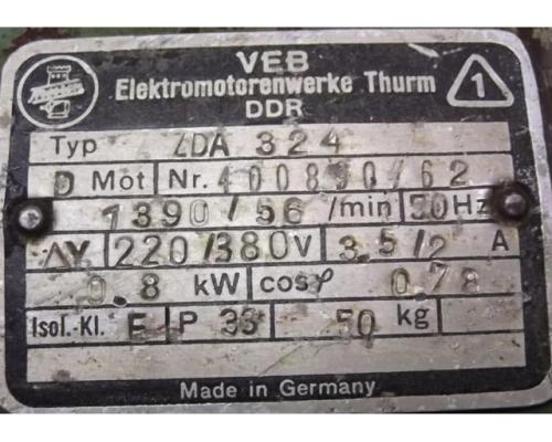 Getriebemotor 0,8 kW 56 U/min von VEM – ZDA324 - Bild 4