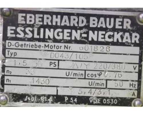 Getriebemotor 1,1 kW 33 U/min von Bauer – DO43/105 - Bild 4