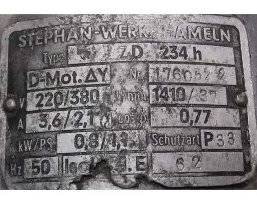 Getriebemotor 0,8 kW 37 U/min von Stephan Werke – ZD234h - Bild 4