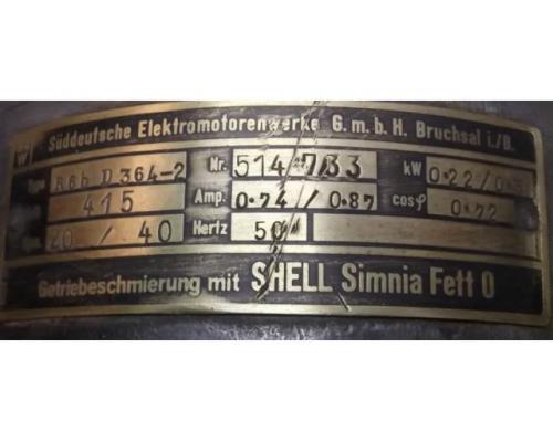 Getriebemotor 0,22/0,3 kW 20/40 U/min von SEW – R6bD364-2 - Bild 4