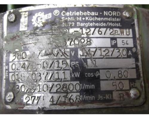 Getriebemotor 0,18/0,37/1,1 kW 27/54/168 U/min von Nord – unbekannt - Bild 4