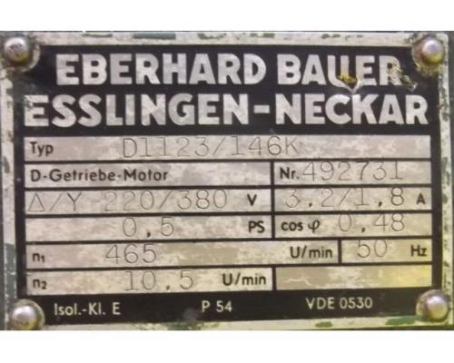 Getriebemotor 0,37 kW 10,5 U/min von BAUER – D1123/146K - Bild 4