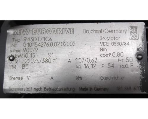 Getriebemotor 0,15 kW 9 U/min von SEW Eurodrive – R43DT71C6 - Bild 4