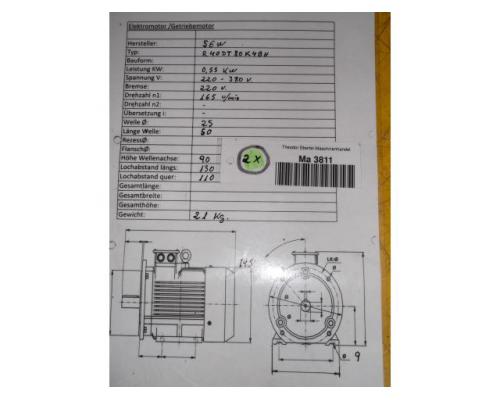 Getriebemotor 0,55 kW 165 U/min von SEW Eurodrive – R40DT80K4BM - Bild 5