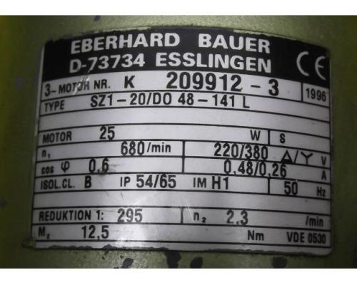 Getriebemotor 0,025 kW 2,3 U/min von Bauer – SZ1-20/DO48-141L - Bild 4