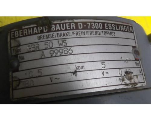 Getriebemotor 0,25 kW 4,5 U/min von Bauer – G33-10/DK64-163L - Bild 4