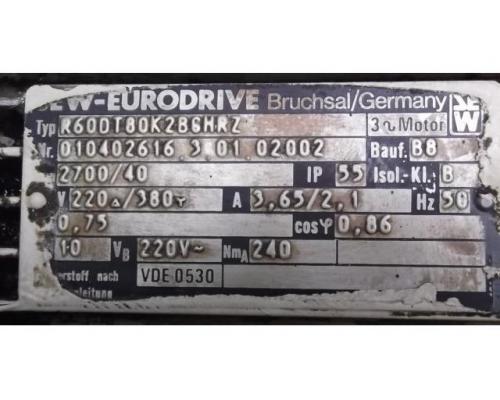 Getriebemotor 0,75 kW 40 U/min von SEW Eurodrive – R60DT80K2BGHRZ - Bild 4