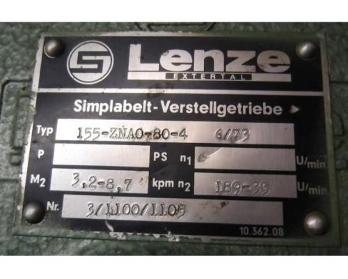 regelbarer Getriebemotor 0,75 kW 35-189 U/min von Lenze – 155-ZNA0-80-4 - Bild 6