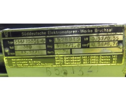 Getriebemotor 0,37/0,55 kW 15,5/31U/min von SEW – SS6F75D34-84 - Bild 7