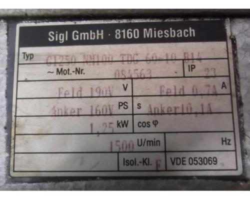 Gleichstrom Getriebemotor 1,25 kW 14 U/min von Sigl – 65.1GE/SP126 - Bild 6