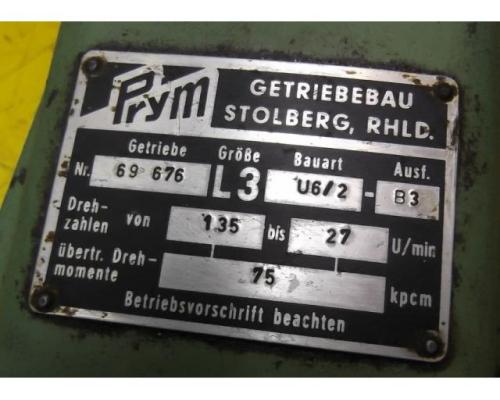 regelbarer Getriebemotor 0,12 kW 27-135 U/min von Prym – L3-U6/2-B3 - Bild 5