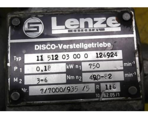 regelbarer Getriebemotor 0,18 kW 82-490 U/min von Lenze – 11.512.03.00.0 - Bild 12