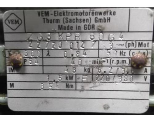 Getriebemotor 1,5 kW 40 U/min von VEM – ZG3KPR80G4 - Bild 8