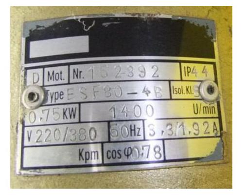 Getriebemotor 0,75 kW 14 U/min von Bonfiglioli – CMVF86/A - Bild 7