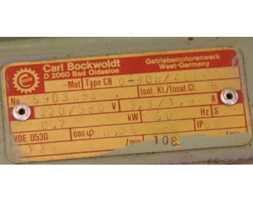 Getriebemotor 0,75 kW 108 U/min von Bockwoldt – 0-80N/4DBR - Bild 6