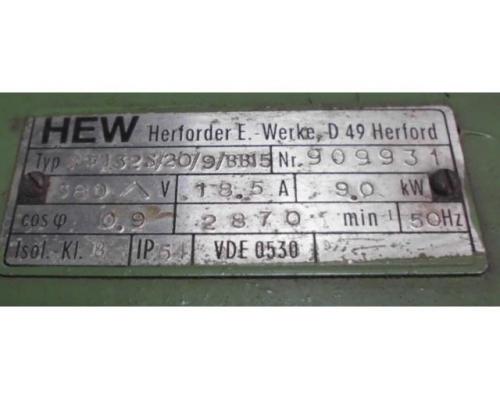 regelbarer Getriebemotor 9 kW 7,5-38 U/min von HEW – PF132S/20/9/BB15 - Bild 6