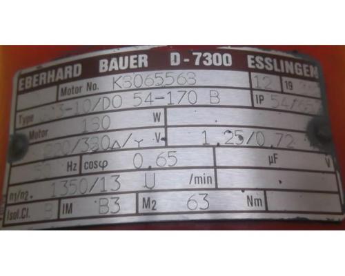 Getriebemotor 0,18 kW 13 U/min von BAUER – G03-10/D054-170-B - Bild 7