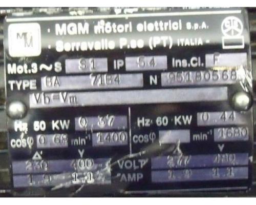 Elektromotor 0,37 kW 1400 U/min von MGM – BA71B4 - Bild 5
