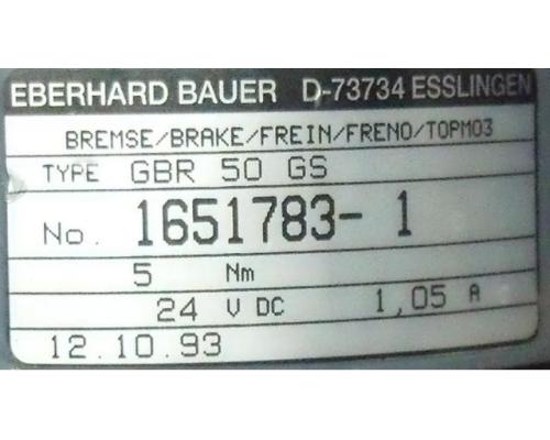 Getriebemotor 0,11 kW 2,5 U/min von BAUER – DK 66 SZ3-2211/163L-AS/M - Bild 3
