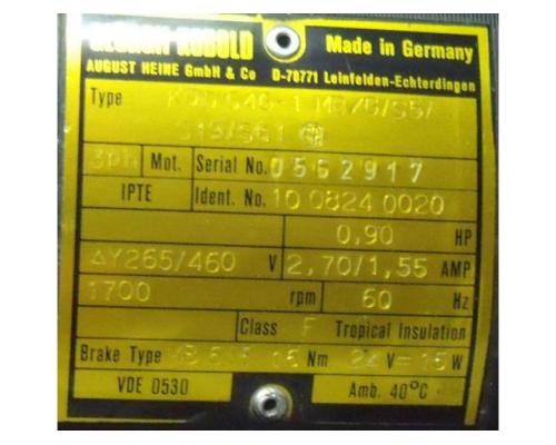 Getriebemotor 0,6 kW 56,6 U/min von KOBOLD – KDD645-1 - Bild 5