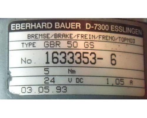 Getriebemotor 0,37 kW 76 U/min von BAUER – G12-20/DK84-200W - Bild 5