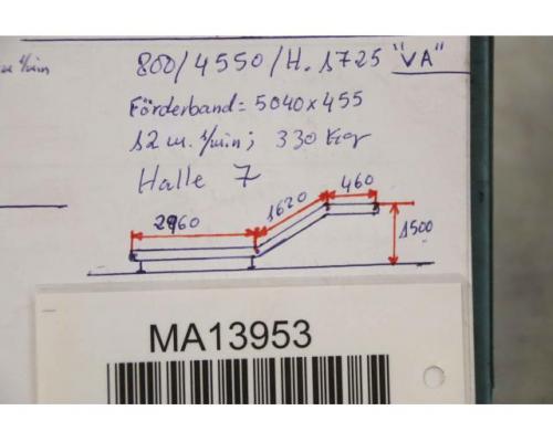 Förderband 12 m/min von Edelstahl – 5040 x 455 mm - Bild 11