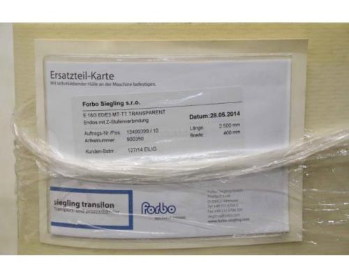 Förderbandgurt Breite 400 mm von Forbo Siegling – E 18/3 EO/E3 MT-TT TRANSPARENT - Bild 4