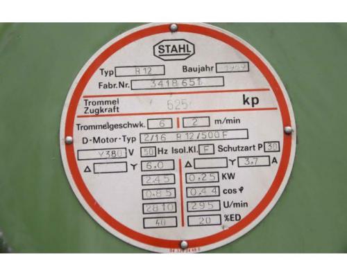 Kettenzug mit Fahrwerk 1250 kg von Stahl – Elektus R12 - Bild 7